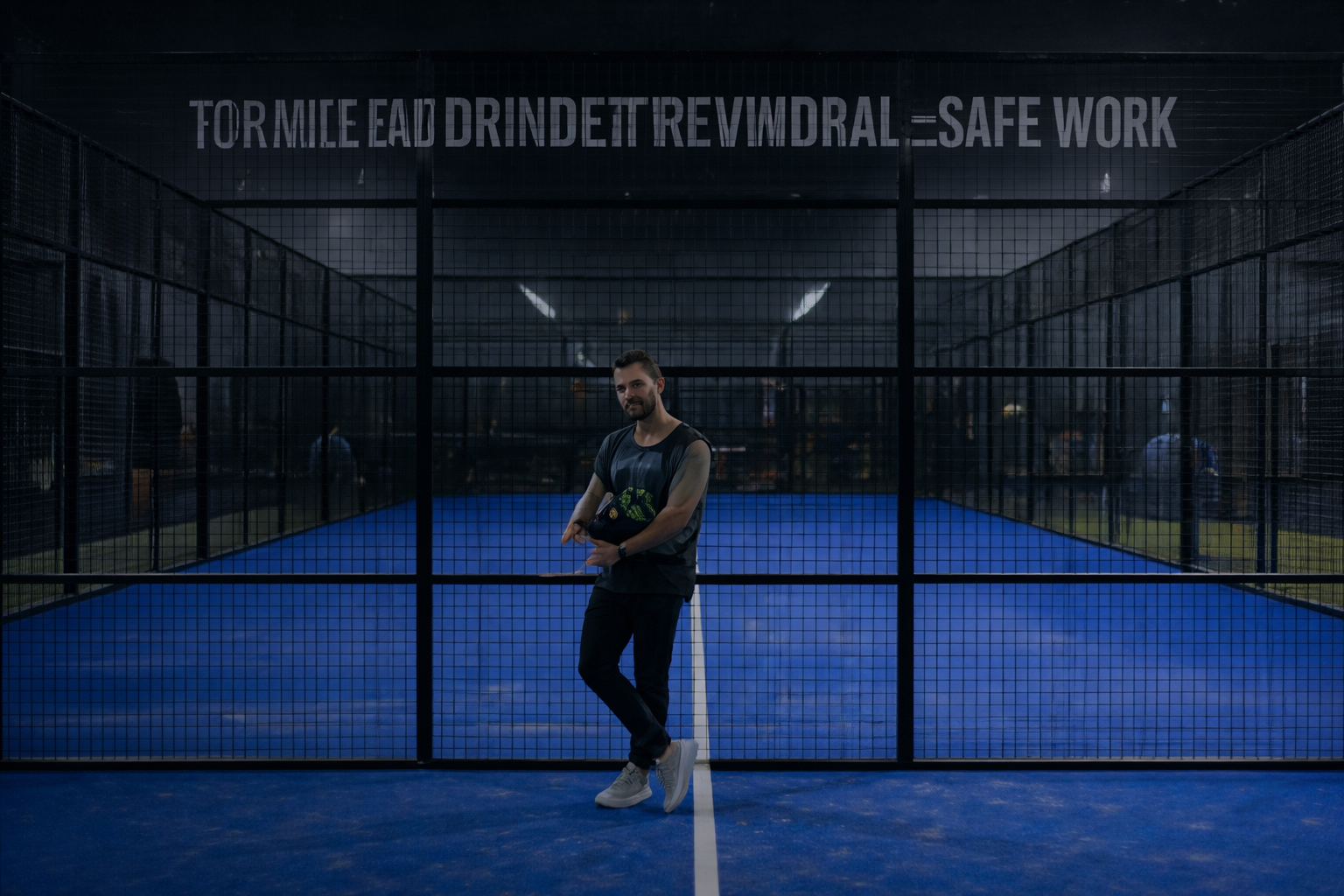 Terrain de padel intérieur — Espace Ramez